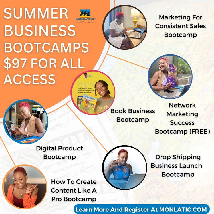 SUMMER BUSINESS BOOTCAMP ALL ACCESS $97