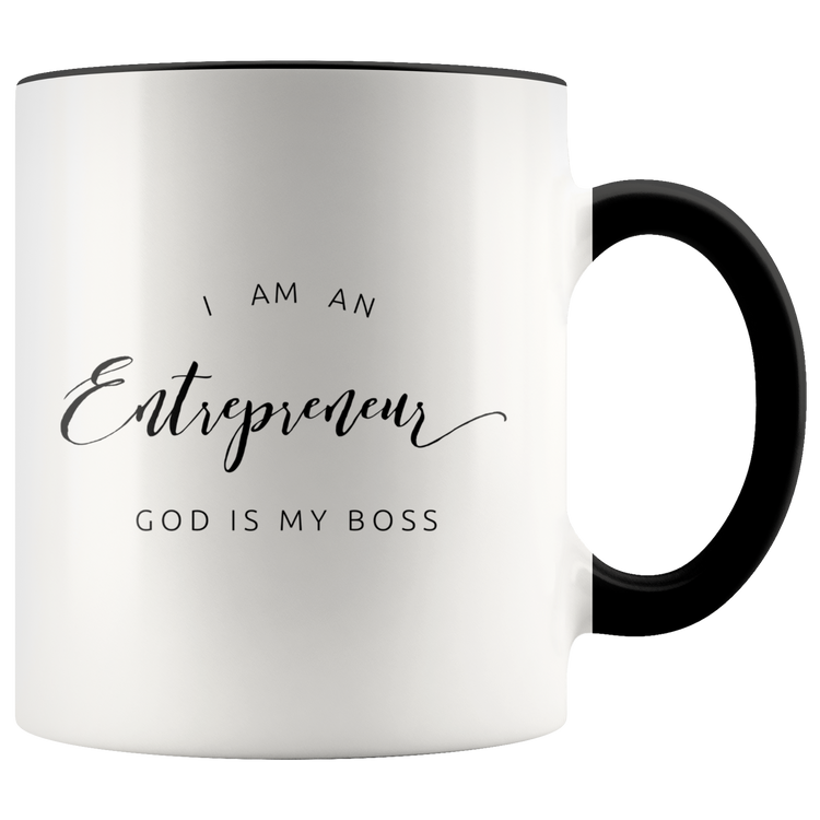 God Is The Boss Mug