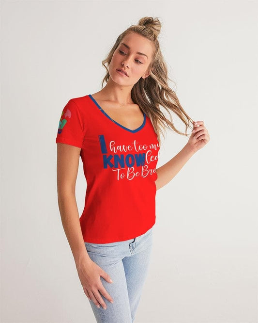 I Know Signature Women's V-Neck Tee