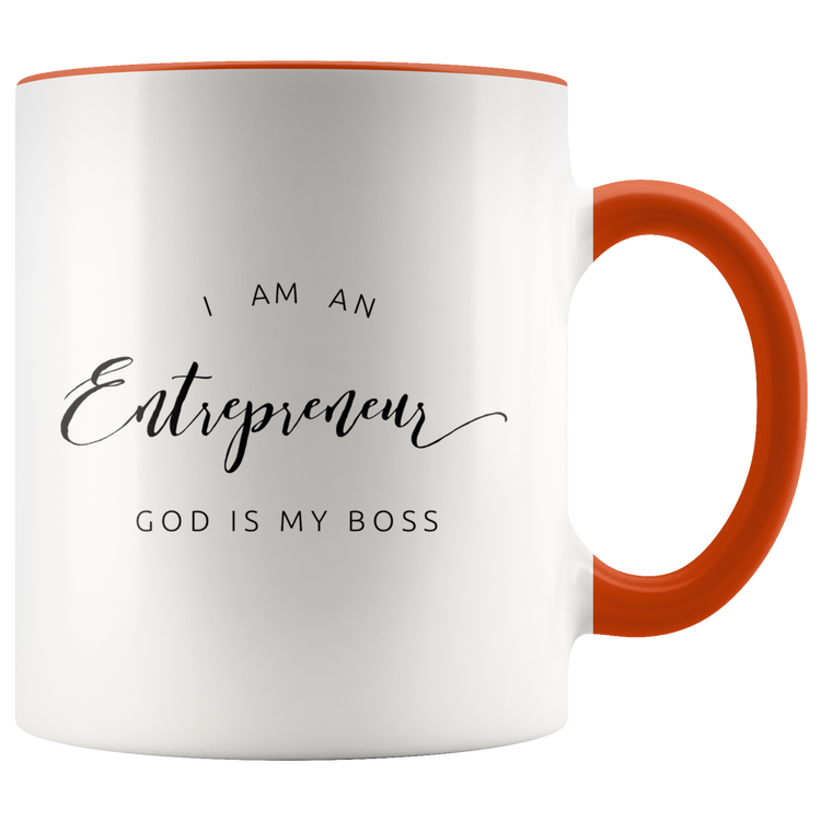 God Is The Boss Mug