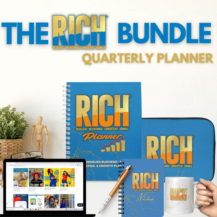 Quarterly R.I.C.H Planner BUNDLE (Paperback)